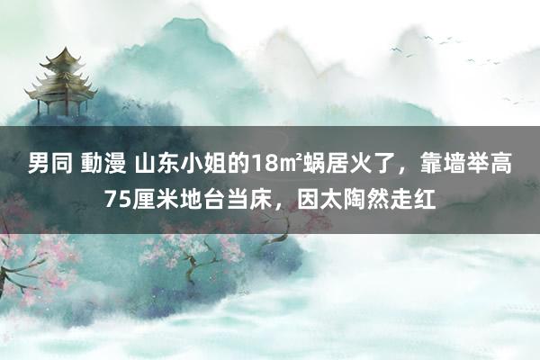 男同 動漫 山东小姐的18㎡蜗居火了，靠墙举高75厘米地台当床，因太陶然走红