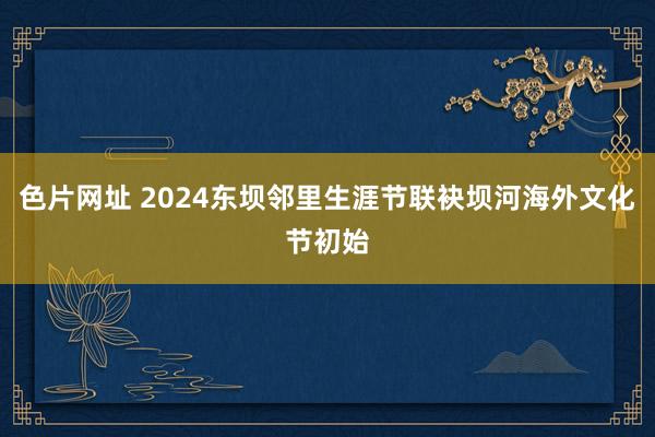 色片网址 2024东坝邻里生涯节联袂坝河海外文化节初始