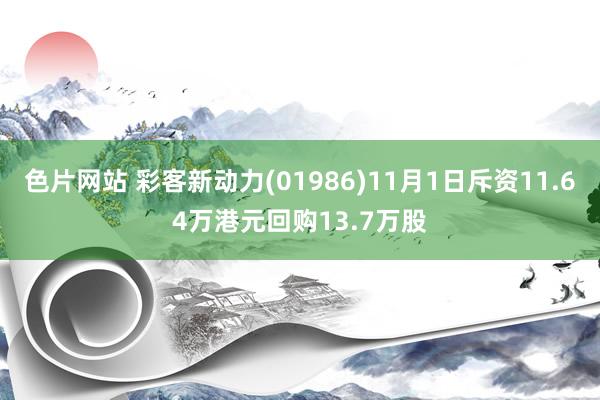 色片网站 彩客新动力(01986)11月1日斥资11.64万港元回购13.7万股