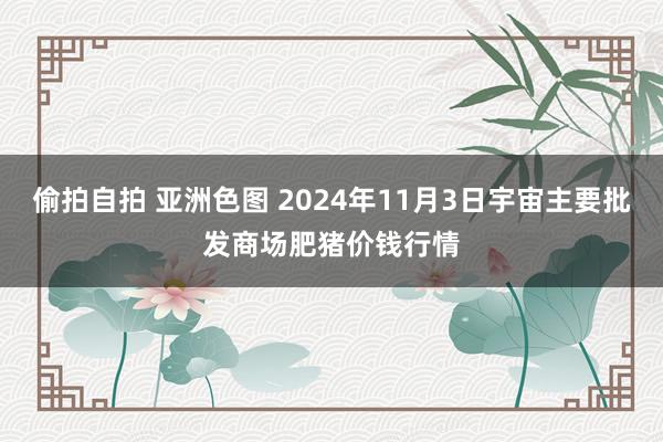 偷拍自拍 亚洲色图 2024年11月3日宇宙主要批发商场肥猪价钱行情