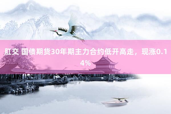 肛交 国债期货30年期主力合约低开高走，现涨0.14%