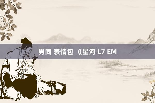 男同 表情包 《星河 L7 EM